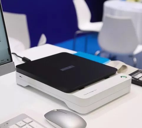 E-BLOT Touch Imager on a lab bench